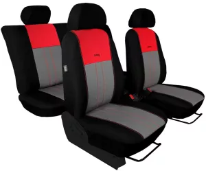 Autopotahy CITROEN C4 CACTUS, od r. 2014, DUO šedo červené