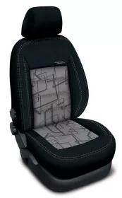 Autopotahy DACIA JOGGER, 7 MÍST, od r. 2021, AUTHENTIC DOBLO, matrix šedý