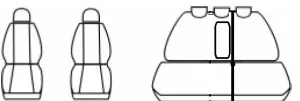 Autopotahy HYUNDAI i30 II, TYP GD, se zadní loketní op.,od 2012-2017, DUO černo modré