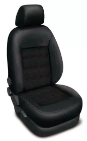 Autopotahy VOLKSWAGEN ID.Buzz, od r. 2022, AUTHENTIC DOBLO, žakar červený