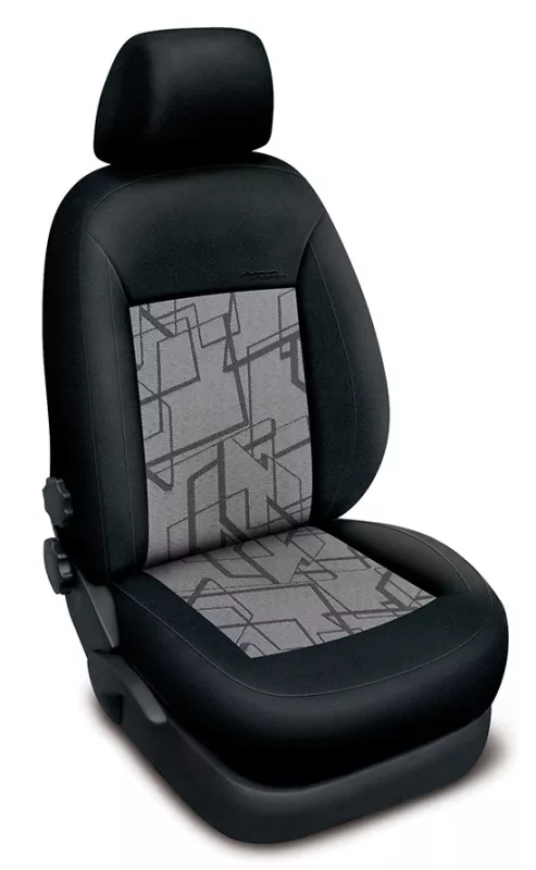 Autopotahy FORD TRANSIT CUSTOM II, 9 míst, od r. 2023, AUTHENTIC PREMIUM, matrix šedý