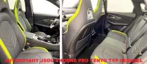 Autopotahy DONGFENG FORTHING T5, od r. 2023, ELEGANCE modré