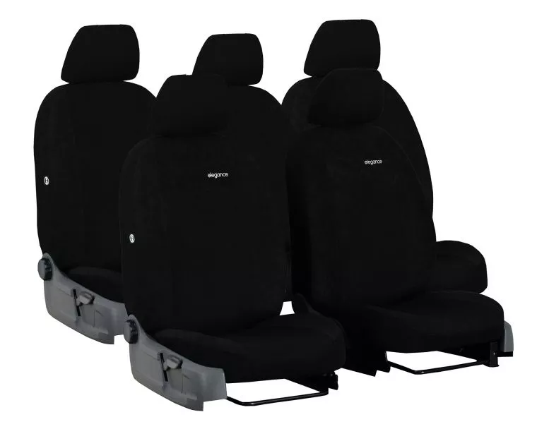Autopotahy HYUNDAI SANTA FE II, 5 MÍST, od r. v. 2006-2012, ELEGANCE černé