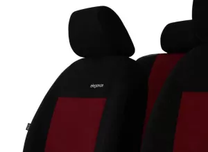 Autopotahy ŠKODA SCALA, BEZ ZADNÍ LOKETNÍ OPĚRKY, od r. 2019, ELEGANCE vínové