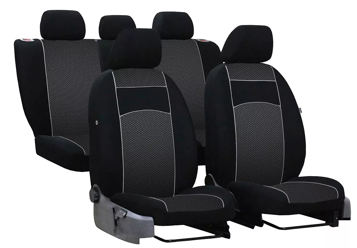 Autopotahy ŠKODA SCALA, BEZ ZADNÍ LOKETNÍ OPĚRKY, od r. 2019, VIP černé