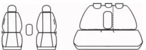 Autopotahy SUBARU FORESTER VI, od r. 2024, ELEGANCE červené