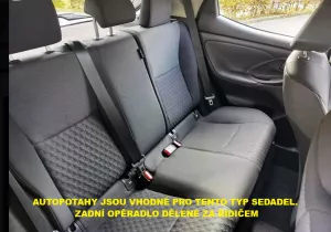 Autopotahy TOYOTA YARIS CROSS, od r. 2020, Dynamic žakar tmavý Autopotahy TOYOTA YARIS CROSS, od r. 2020, Dynamic žakar tmavý