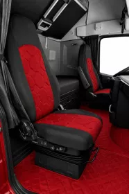 Autopotahy na míru IVECO STRALIS, ECO STRALIS, od r. 2007, STYLE červené Autopotahy na míru IVECO STRALIS, ECO STRALIS, od r. 2007, STYLE červené