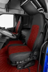 Autopotahy na míru MERCEDES ACTROS MP5 TRUCK, od r. 2019, STYLE vínové