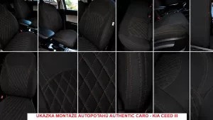 Autopotahy AUDI A4 B8, od r. 2008, AUTHENTIC CARO hnědé Autopotahy AUDI A4 B8, od r. 2008, AUTHENTIC CARO hnědé