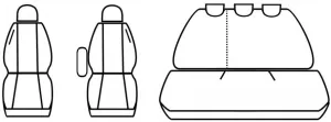 Autopotahy CITROEN C3 III, od r. 2016-2023, VIP modré