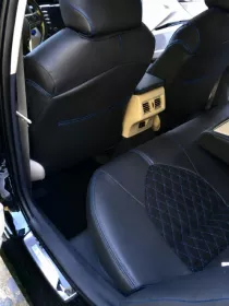 Autopotahy na míru TOYOTA CAMRY VI, XV70, od r. 2017-2024, AUTHENTIC VELVET CARO modré