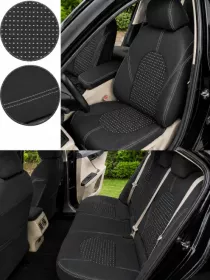 Autopotahy na míru TOYOTA CAMRY VI, XV70, od r. 2017-2024, AUTHENTIC DOBLO žakar Audi