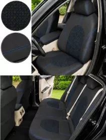 Autopotahy na míru TOYOTA CAMRY VI, XV70, od r. 2017-2024, AUTHENTIC DOBLO žakar modrý