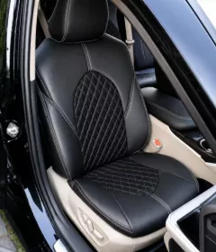 Autopotahy na míru TOYOTA CAMRY VI, XV70, od r. 2017-2024, AUTHENTIC VELVET CARO bílé