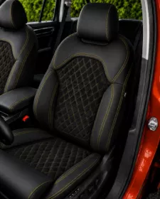 Autopotahy ŠKODA KODIAQ II, 5 MÍST, od r. 2024, AUTHENTIC CARO žluté