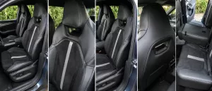 Autopotahy ŠKODA KODIAQ II RS, SPORTLINE, 5M. od 2024, AUTHENTIC LEATHER VELVET černo šedý