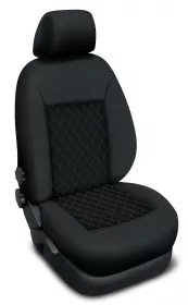 Autopotahy Škoda Roomster 2006–2015 – Authentic CARO hnědé