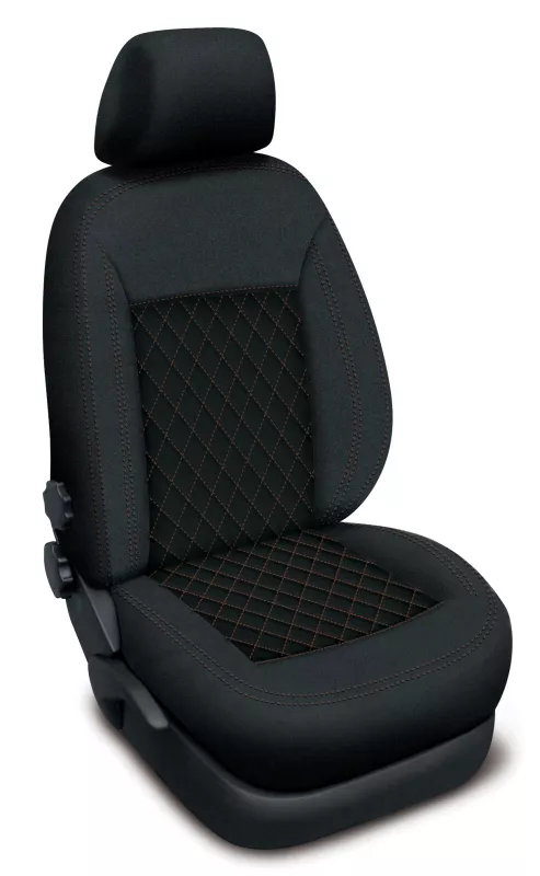 Autopotahy Škoda Roomster 2006–2015 – Authentic CARO hnědé