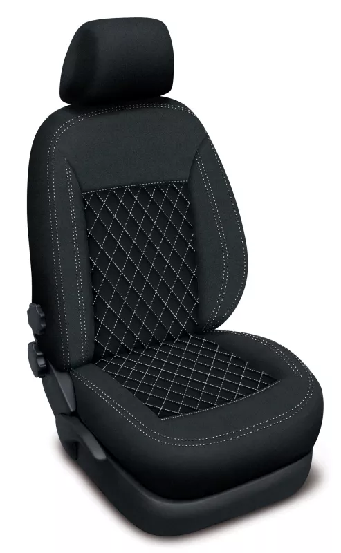 Autopotahy Škoda Roomster 2006–2015 – Authentic CARO bílé