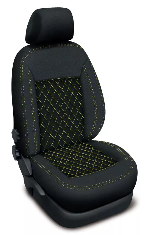 Autopotahy Škoda Roomster 2006–2015 – Authentic CARO žluté