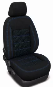 Autopotahy Škoda Roomster 2006–2015 – Authentic Doblo žakar modrý