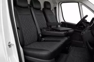 Autopotahy Citroen Jumper II, 3 místný, od r. 2006, a FL od r. 2016, ekokůže CARO černé Autopotahy Citroen Jumper II, 3 místný, od r. 2006, a FL od r. 2016, ekokůže CARO černé