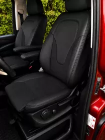 Autopotahy na míru MERCEDES V-KLASSE, 8 MÍST, od 2014 do dnes, AUTHENTIC VELVET černé