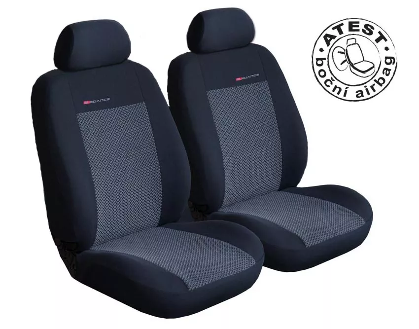 Autopotahy Volkswagen Caddy IV, 2 místa, od r. 2015-2020, šedo černé